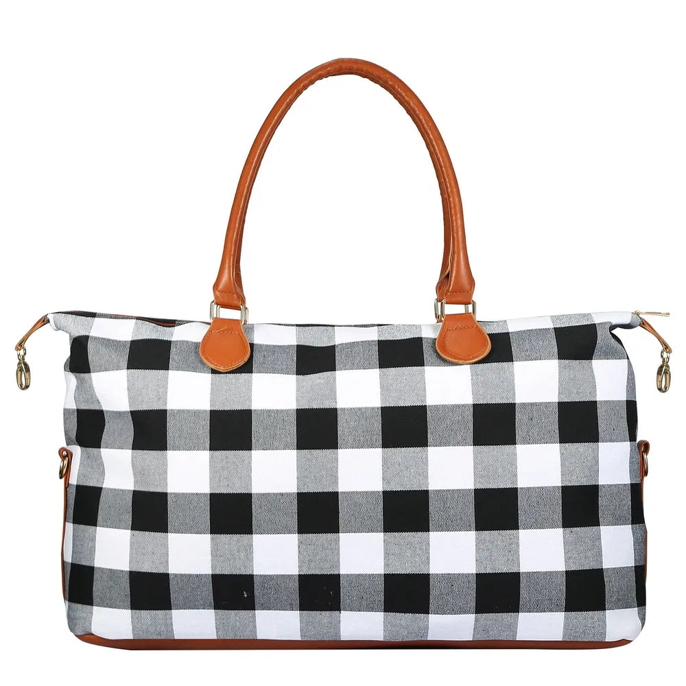 Women's Weekend Travel Duffle Bag - Overnight Tote with Shoulder Straps