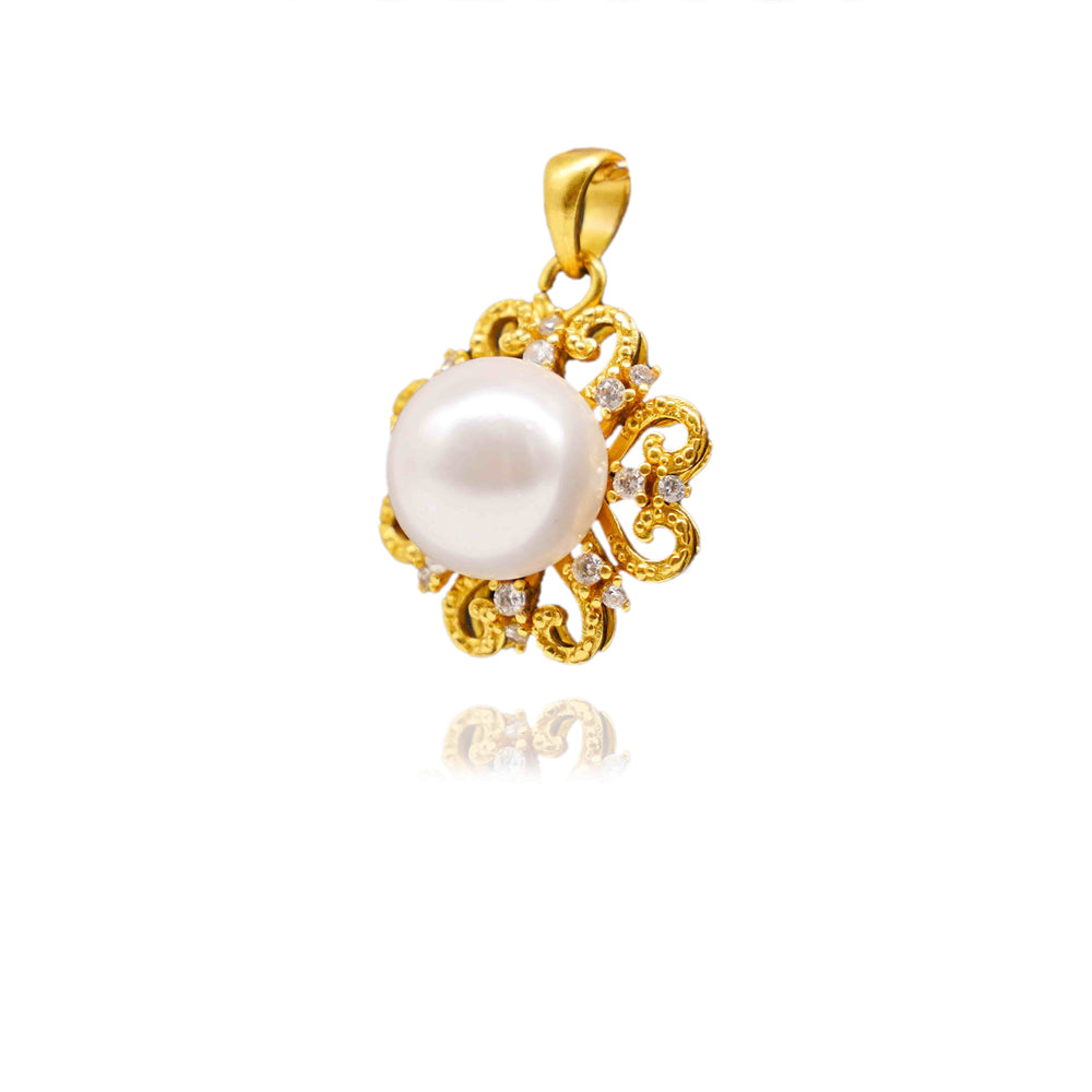 24K Gold Sun Pendant Necklace | Dainty Layering Choker for Women