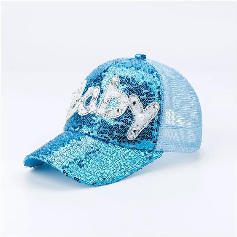 Satin Embroidered Baseball Cap – Unisex Letter Print Sun Hat