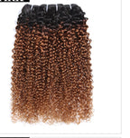 Afro Kinky Curly Human Hair Weave Bundle | Ombre T1B/30