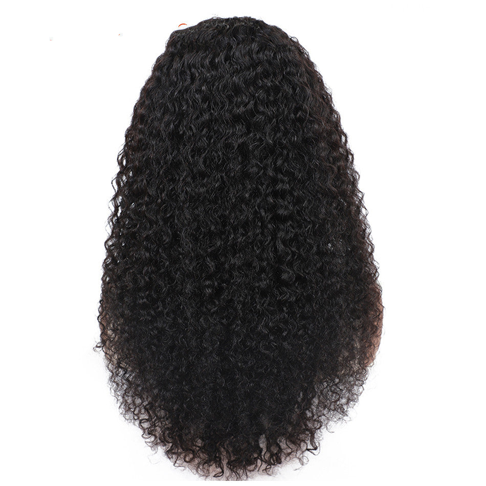 Long Curly Wig with Bangs - Natural Looking Heat Resistant