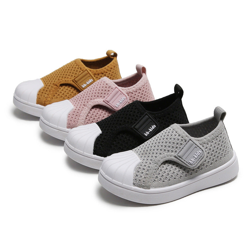 Kids Non-Slip Sneakers - Lightweight Breathable Toddler Shoes for Boys & Girls