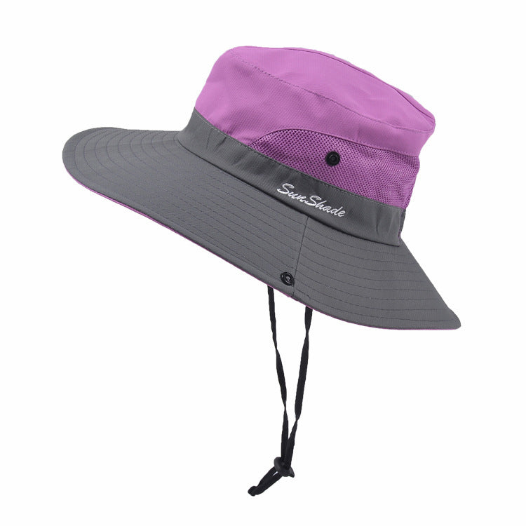 Wide Brim Fisherman Sun Hat – Unisex Travel & Hiking Hat in 7 Colors