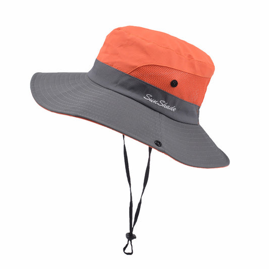 Wide Brim Fisherman Sun Hat – Unisex Travel & Hiking Hat in 7 Colors