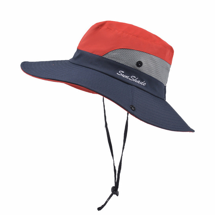 Wide Brim Fisherman Sun Hat – Unisex Travel & Hiking Hat in 7 Colors
