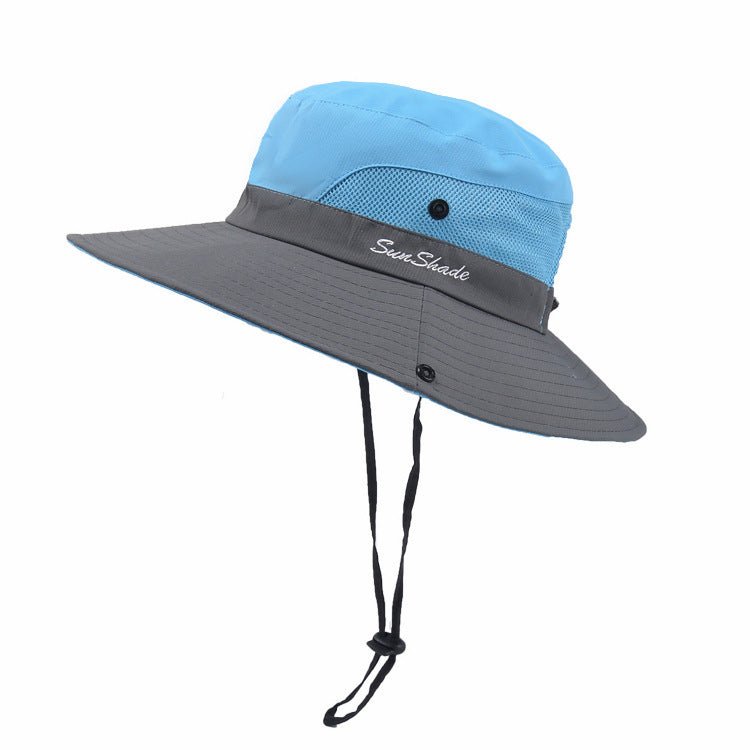 Wide Brim Fisherman Sun Hat – Unisex Travel & Hiking Hat in 7 Colors
