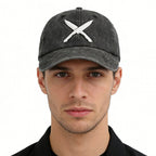 Embroidered Baseball Cap 2-Pack - Adjustable Cotton Hats for Men & Women