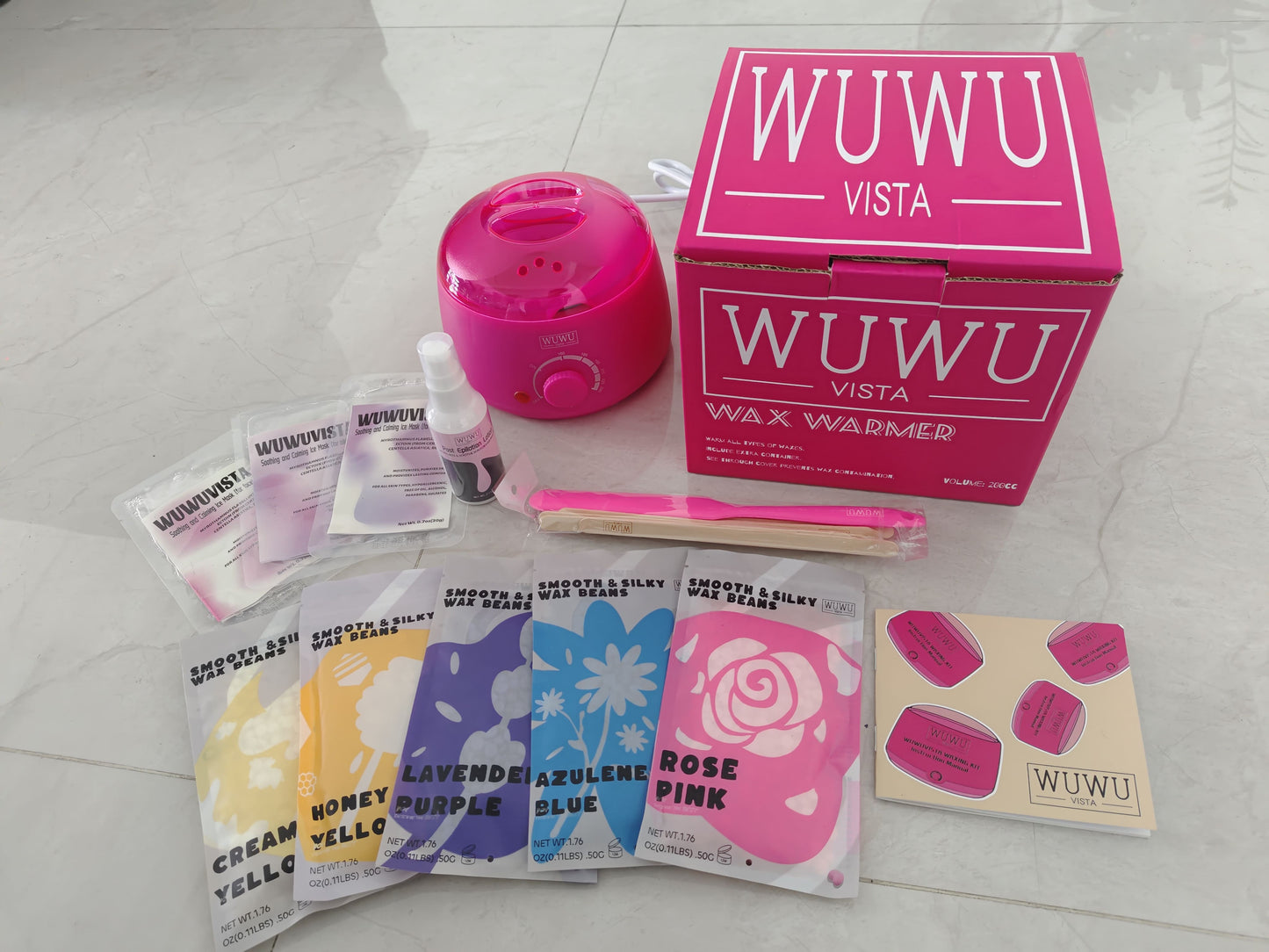 At-Home Waxing Kit – 23-Piece Professional Hair Removal Set with Wax Warmer