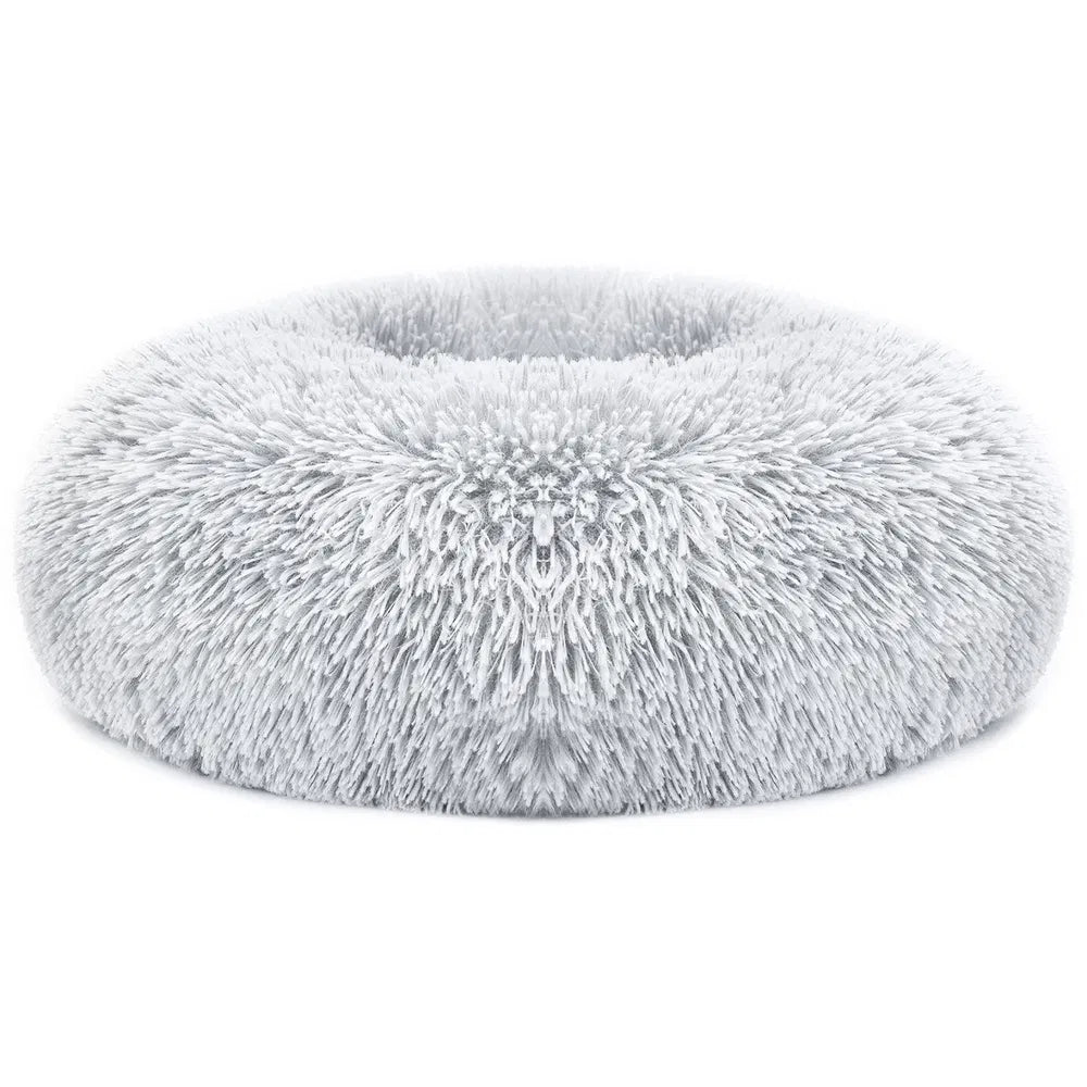 Luxury Plush Dog Bed – Soft Fleece Sofa with Cozy Nest Design, Large