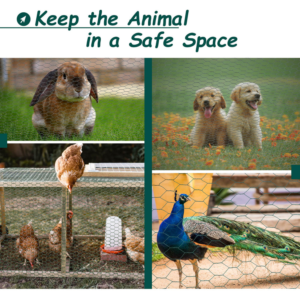 Heavy-Duty Galvanized Farm Fence - Livestock & Deer Protection Wire Fencing for Cattle, Goats & Hogs