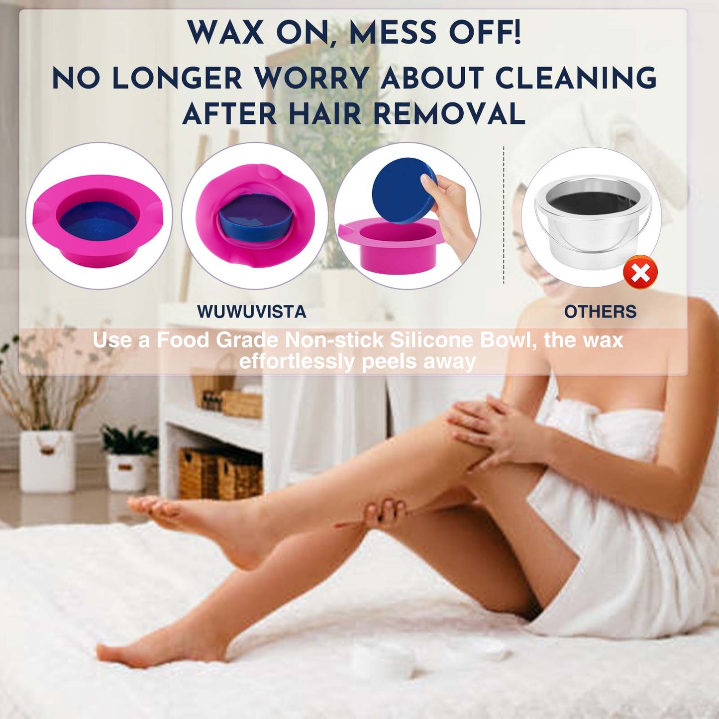 At-Home Waxing Kit – 23-Piece Professional Hair Removal Set with Wax Warmer