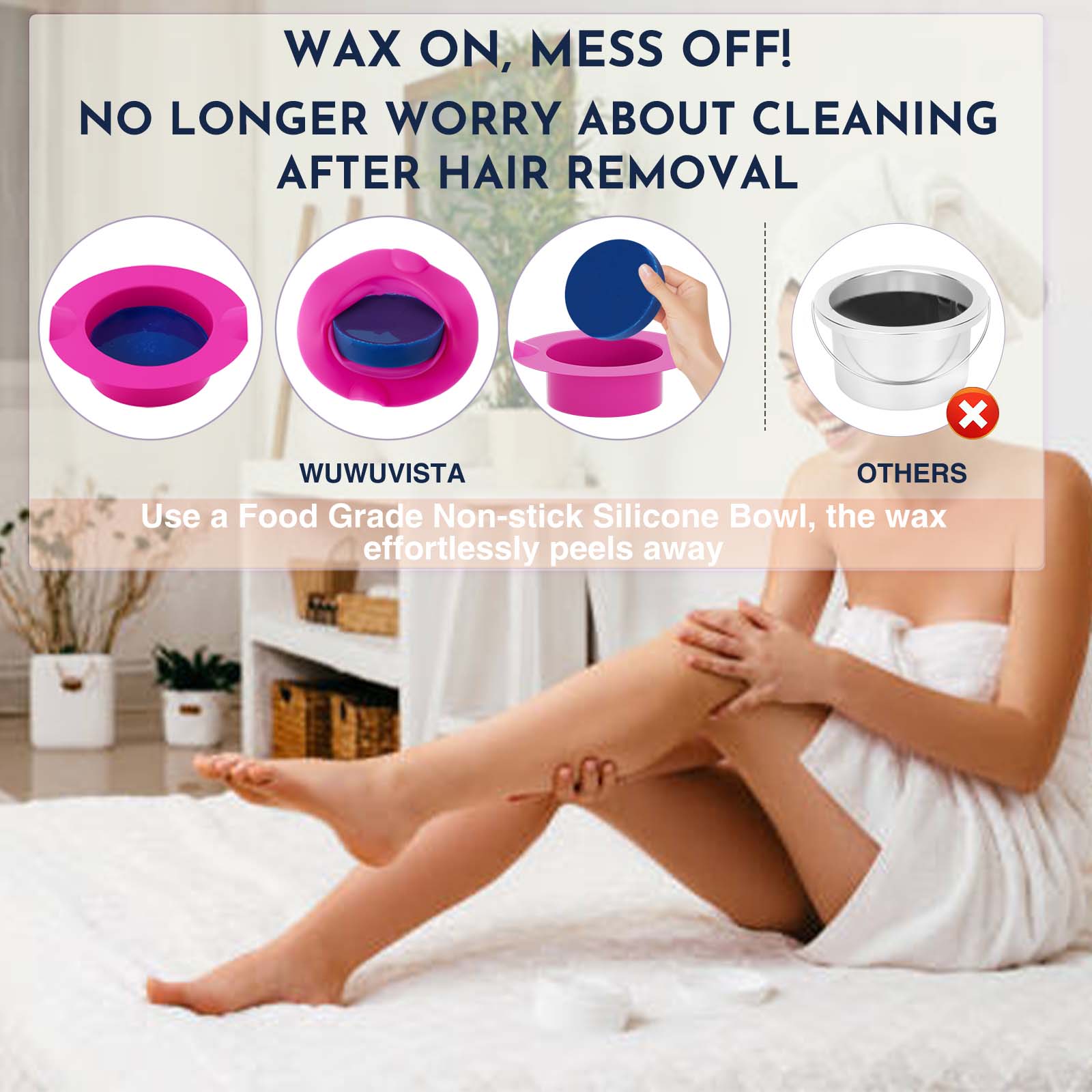 At-Home Waxing Kit – 23-Piece Professional Hair Removal Set with Wax Warmer