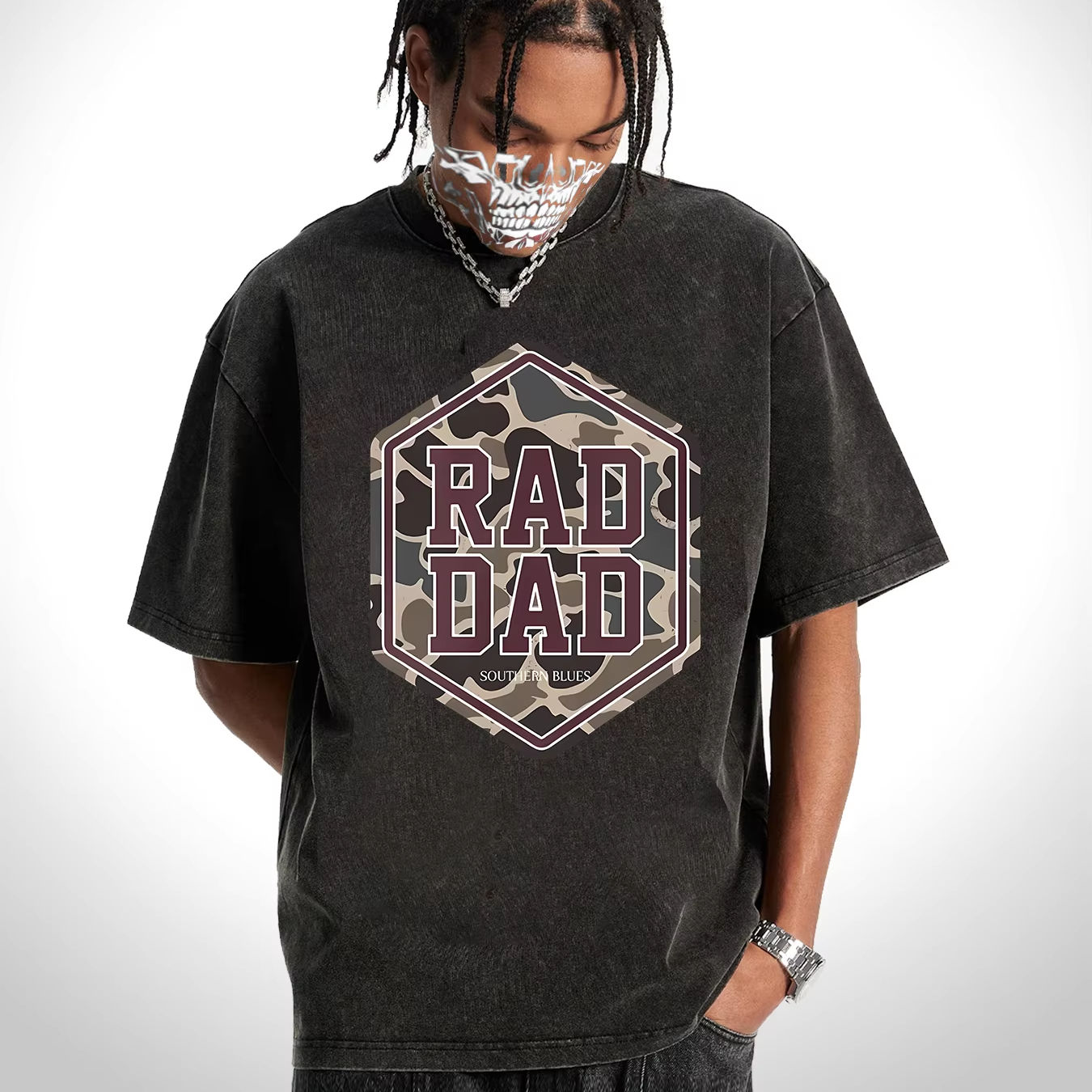 Men's Premium Washed Cotton T-Shirt | Relaxed Fit Short Sleeve Tee