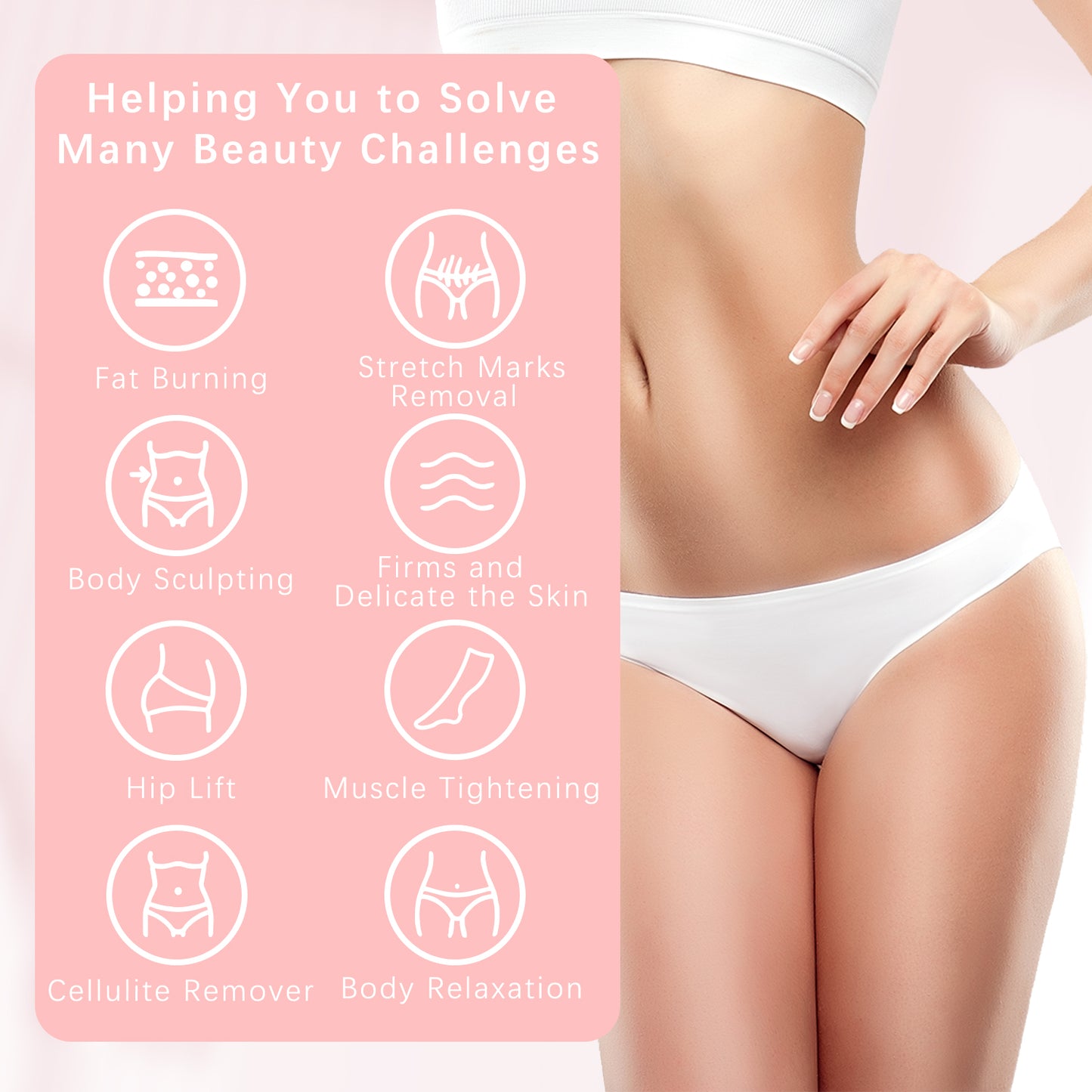 4-in-1 RF Cellulite Massager with EMS & Red Light Therapy