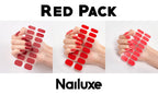 Pure Color Nail Stickers – 16 Solid Shades | Press-On Nail Art Strips