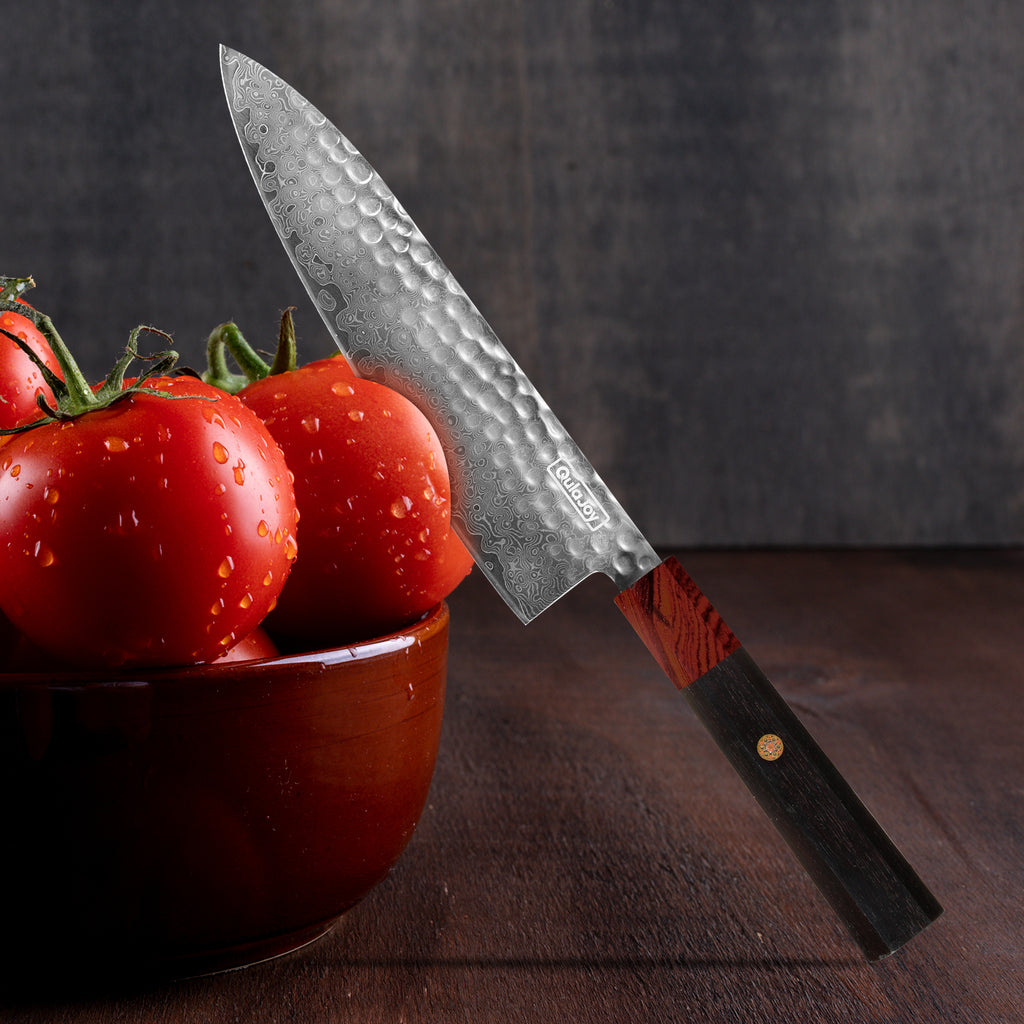 Professional 8-Inch Damascus Chef Knife | VG-10 Japanese Steel | 67-Layer Hand-Hammered Blade