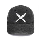 Embroidered Baseball Cap 2-Pack - Adjustable Cotton Hats for Men & Women