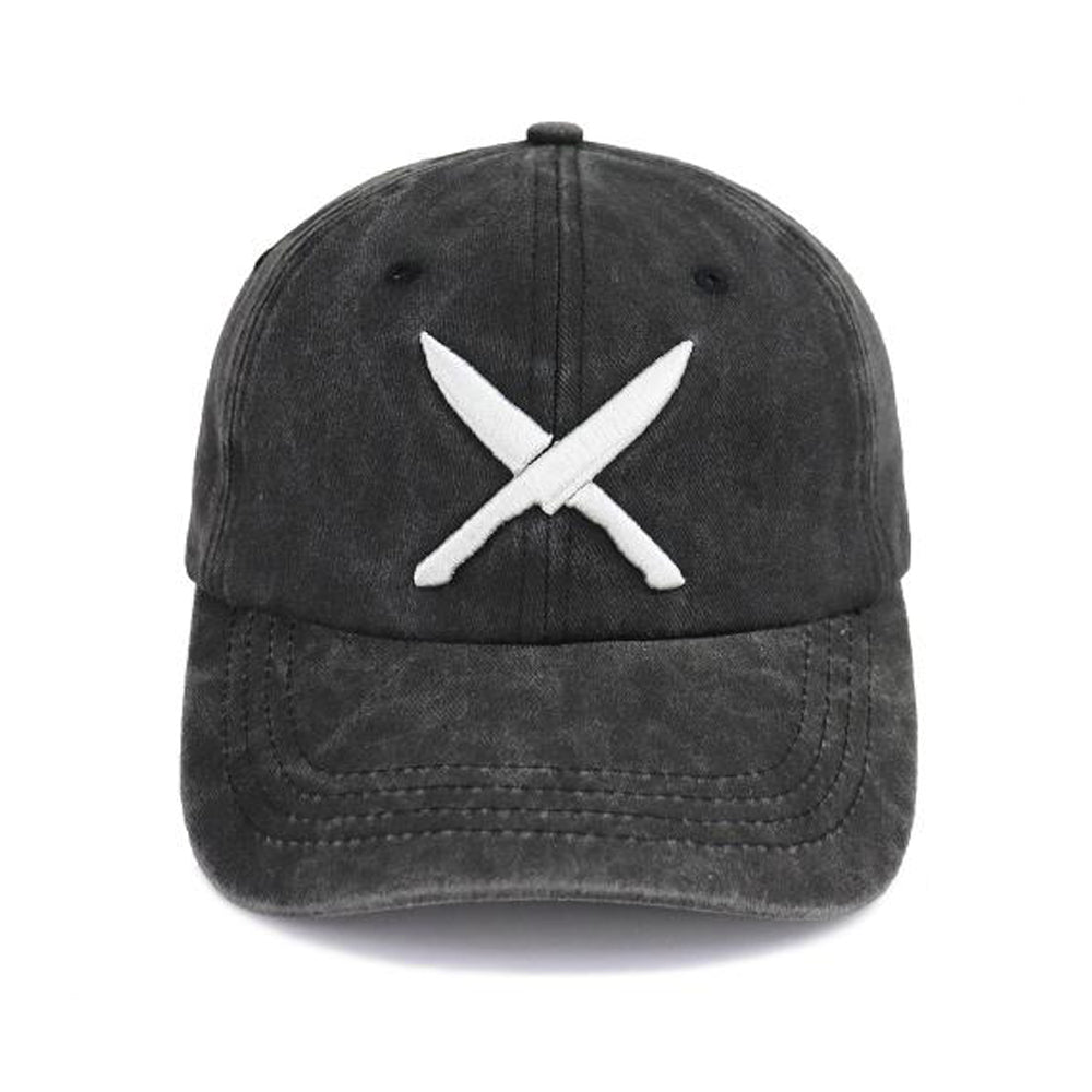 Embroidered Baseball Cap 2-Pack - Adjustable Cotton Hats for Men & Women