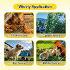 Heavy-Duty Galvanized Farm Fence - Livestock & Deer Protection Wire Fencing for Cattle, Goats & Hogs