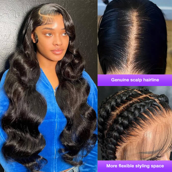 13x4 Lace Front Wig | Body Wave Human Hair | 150% Density | Natural Color
