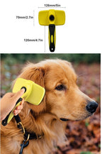 Self-Cleaning Pet Grooming Brush - One-Click Hair Release for Dogs & Cats