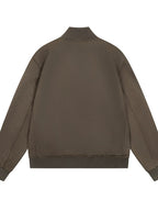Men's Zip-Up Stretch Jacket – 95% Polyester, 5% Spandex, Full Zip & Pocketed