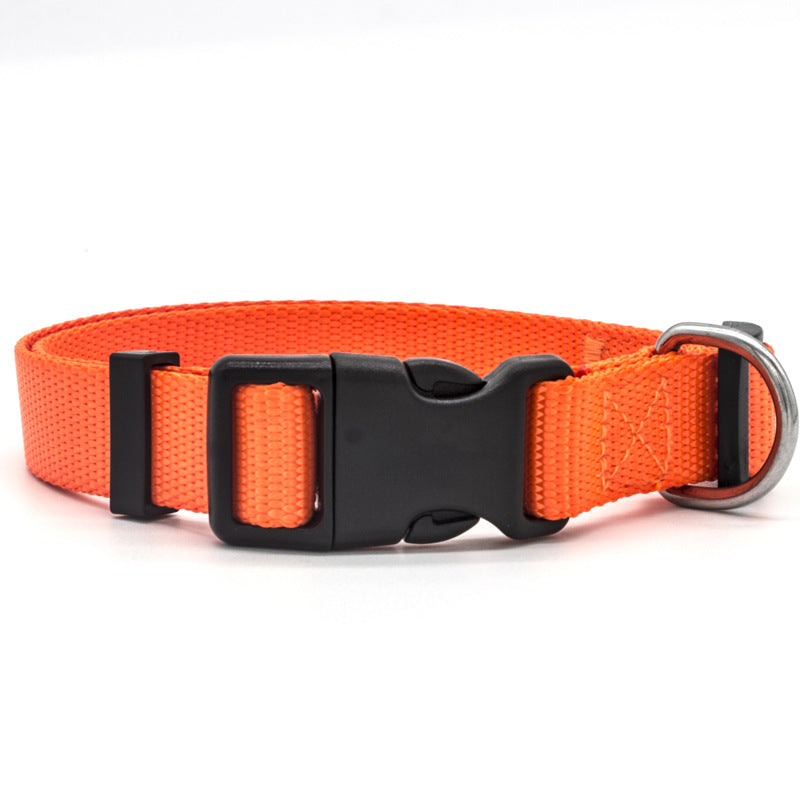 Adjustable Dog Collar - Durable Nylon Pet Collar for Small to Large Dogs