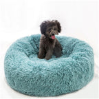Plush Round Cat Bed – Ultra Soft Faux Fur Nest for Cats & Small Dogs
