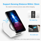 Wireless Power Bank 10400mAh - Qi Fast Charging Portable Charger for iPhone & Samsung