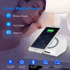 Wireless Power Bank 10400mAh - Qi Fast Charging Portable Charger for iPhone & Samsung