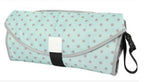 Portable Waterproof Baby Changing Pad - Foldable Travel Diaper Mat with Storage Pockets