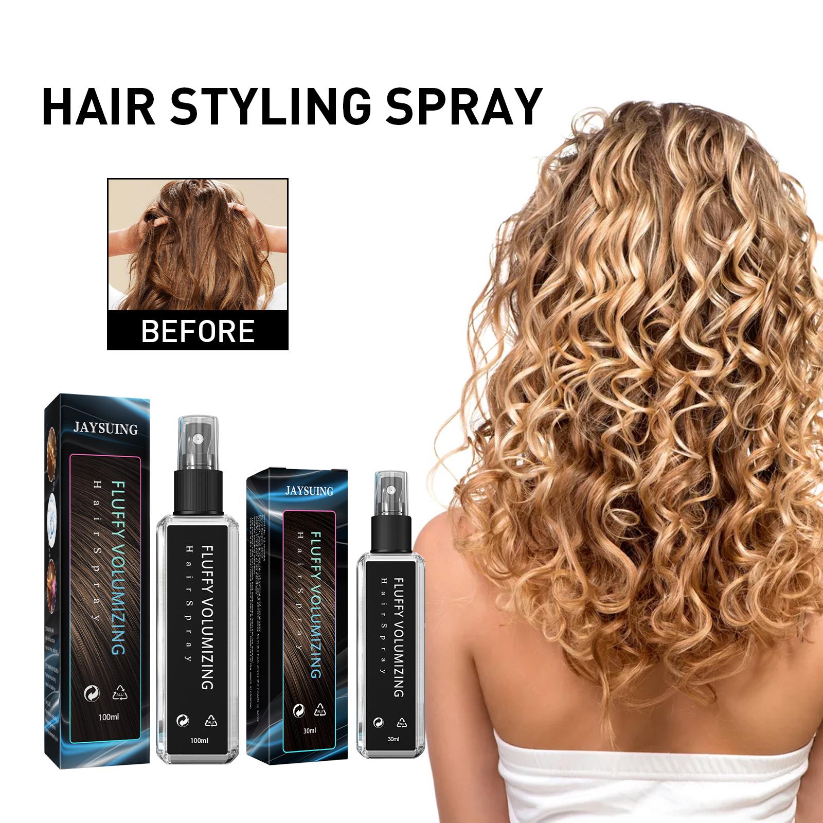 Volumizing Hair Setting Spray - Long-Lasting Hold & Moisture for Thicker, Fuller Hair (3.4 oz)