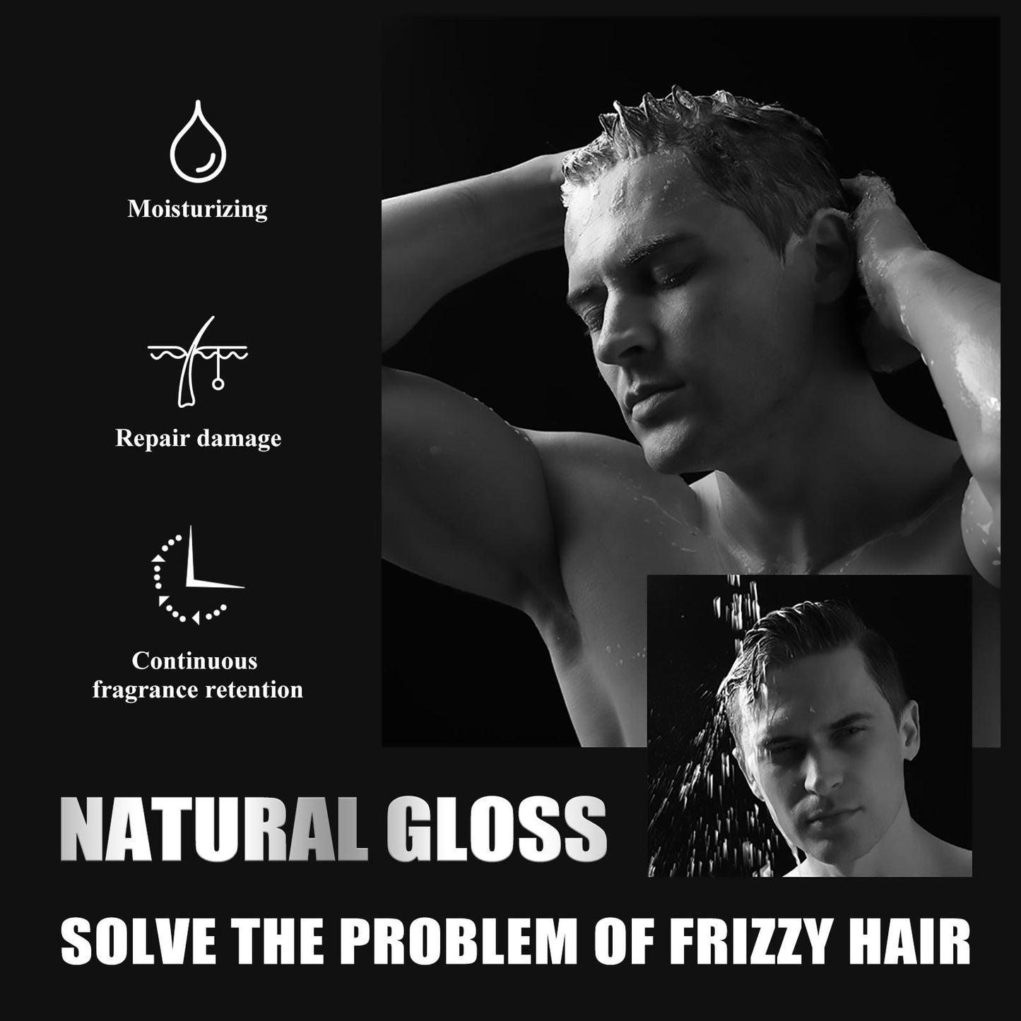 Volumizing Hair Setting Spray - Long-Lasting Hold & Moisture for Thicker, Fuller Hair (3.4 oz)