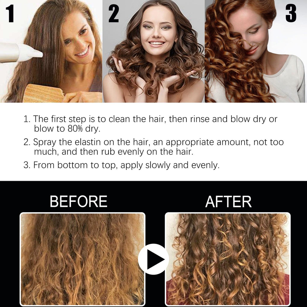 Volumizing Hair Setting Spray - Long-Lasting Hold & Moisture for Thicker, Fuller Hair (3.4 oz)
