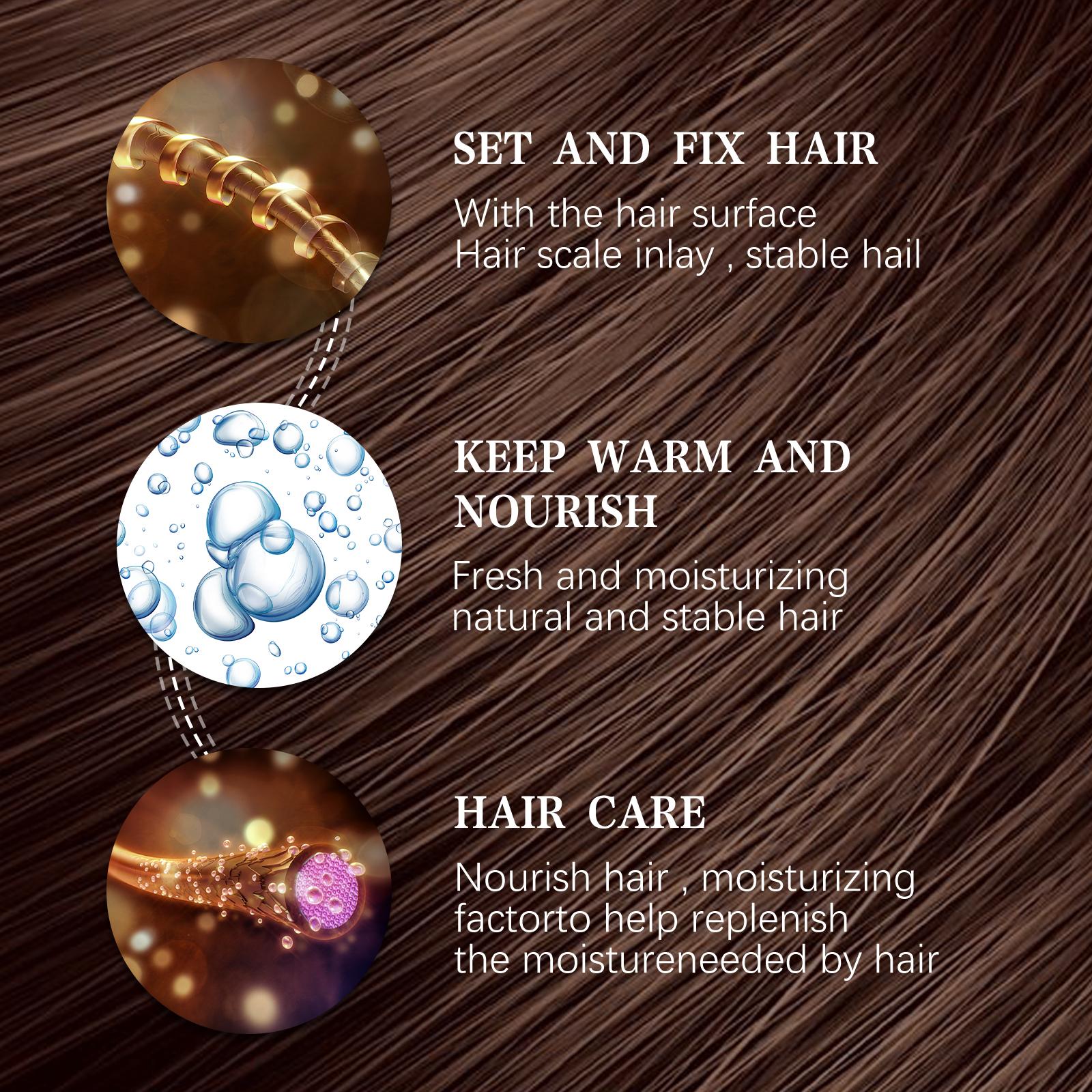 Volumizing Hair Setting Spray - Long-Lasting Hold & Moisture for Thicker, Fuller Hair (3.4 oz)