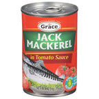 Grace Jack Mackerel in Tomato Sauce, 15oz 1 Pack - 12 Pack – Authentic Caribbean Canned Fish