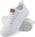 Women's Knit Slip-On Walking Sneakers | Memory Foam Lightweight Casual Shoes