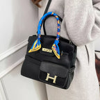 PU Leather Shoulder Handbag – Medium