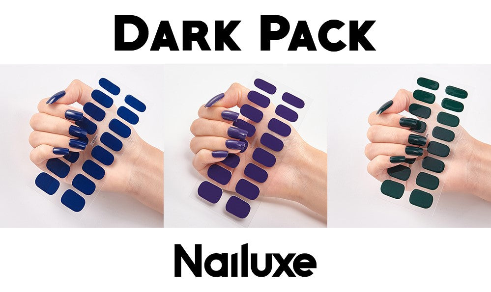 Pure Color Nail Stickers – 16 Solid Shades | Press-On Nail Art Strips