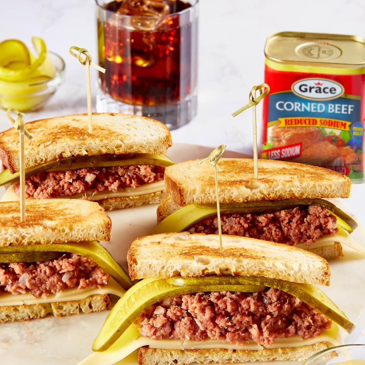 Grace Corned Beef Reduced Sodium Canned 12oz - 3 Pack