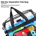 Stadium Approved Clear Crossbody Bag - TSA Compliant Transparent Purse for Concerts & Events