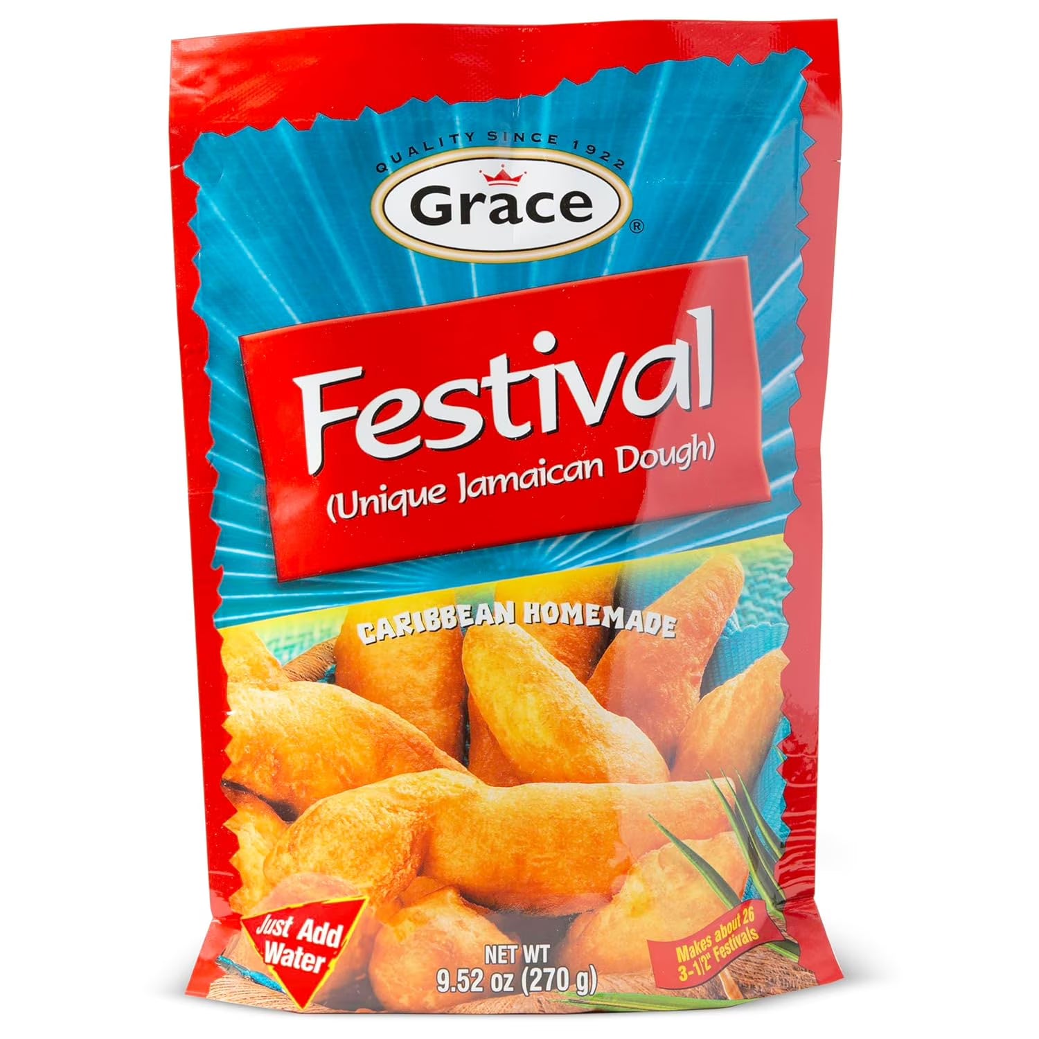 Grace Festival Mix – Authentic Jamaican Sweet Fried Dough 9.5oz