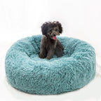 Calming Plush Pet Bed – Anxiety-Relief Nest for Dogs & Cats