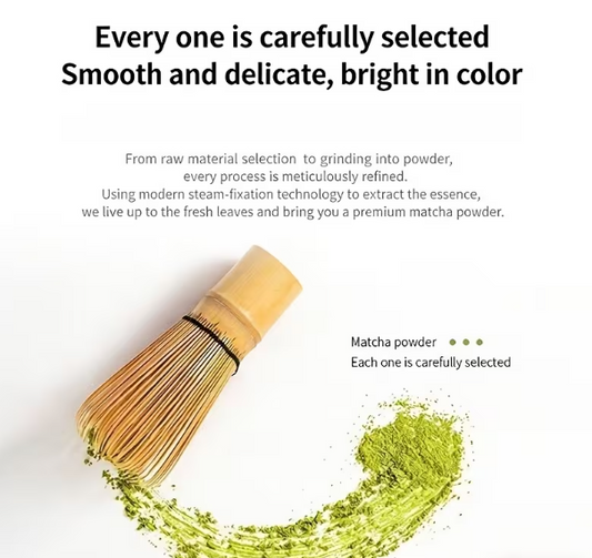 Premium Japanese Uji Matcha Powder – Stone-Ground | Drinking, Baking & Latte | Gluten-Free, Keto | Resealable Pack