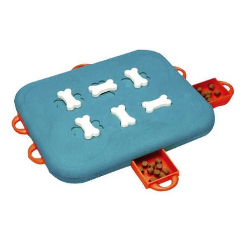 Interactive Dog Puzzle Feeder Toy - Slow Feed Casino Treasure Hunt Game for Mental Stimulation