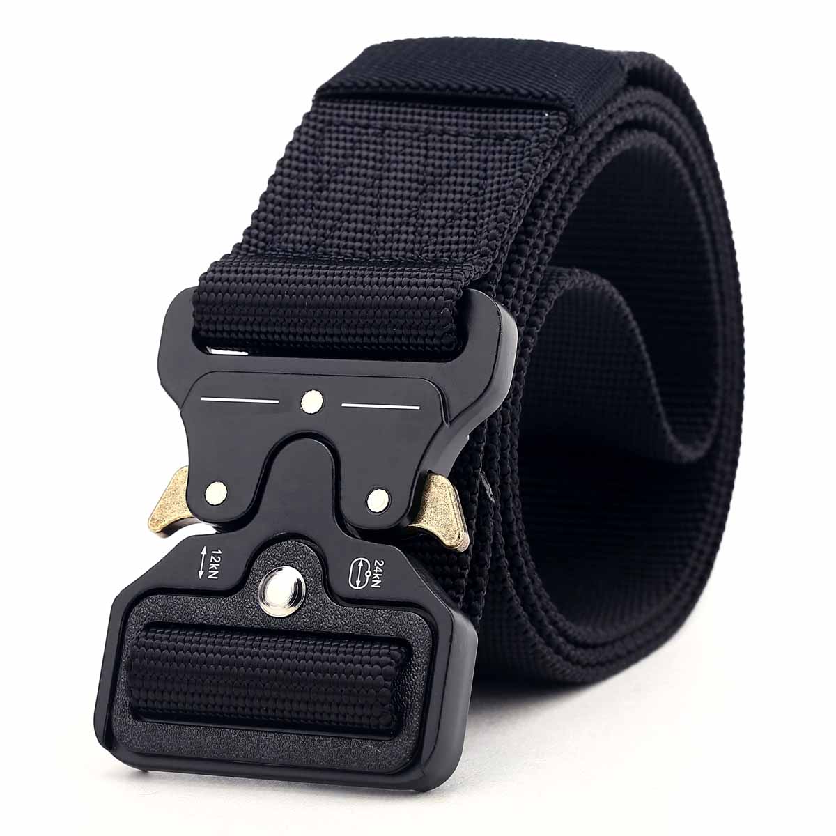 Men's Tactical Belt | Quick-Release Buckle | Adjustable Military Nylon Waist Belt