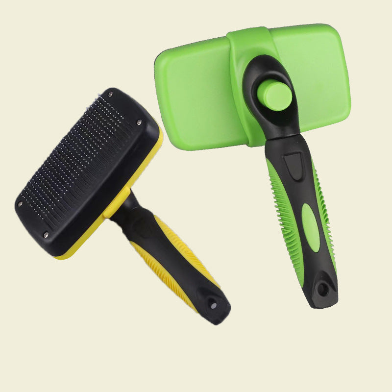 Self-Cleaning Pet Grooming Brush - One-Click Hair Release for Dogs & Cats