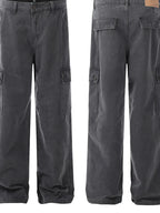 Men's Wide Leg Jeans – 100% Cotton, Relaxed Fit & Pocketed