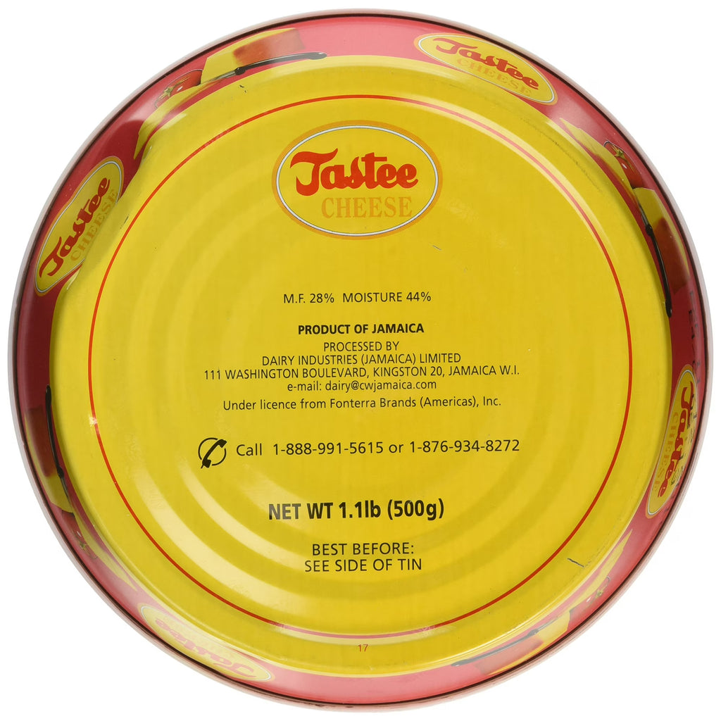 Jamaican Tastee Cheese, 17.6 oz (1.1 lb) | Authentic Jamaican Processed Cheese