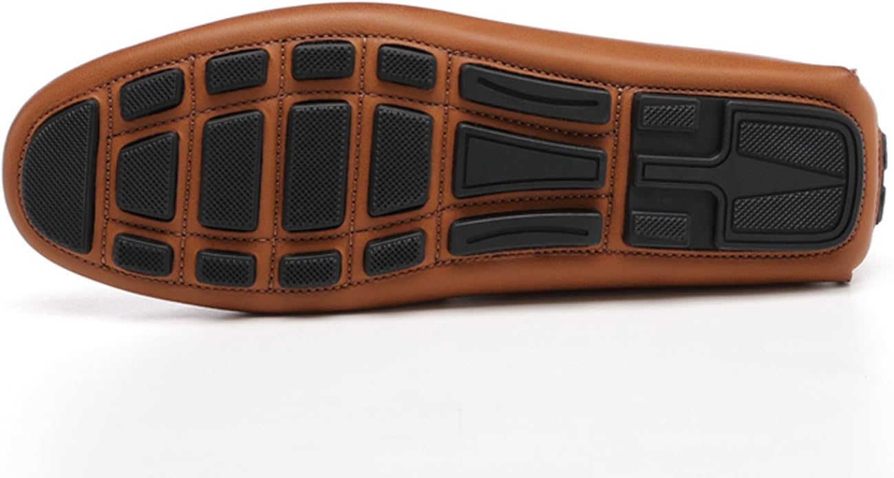DECARSDZ Men's Penny Loafers – Slip-On Moccasin, PU Upper & Cushioned Insole